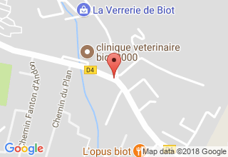 Plan de localisation de Biot Primeur