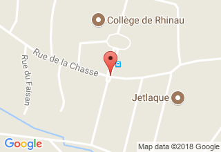 Plan de localisation de Collège de Rhinau
