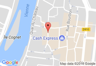 Plan de localisation de Poissonnerie Neau Chatellerault
