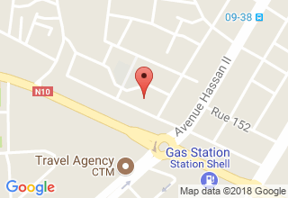 Plan de localisation de Espace SFR
