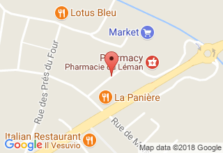 Plan de localisation de La Table du Boucher