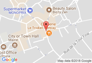 Plan de localisation de Le Triskell