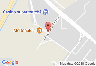Plan de localisation de Aldi Marche