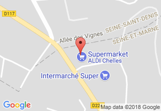 Plan de localisation de ALDI Marché
