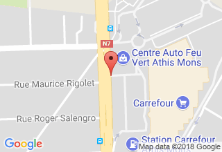 Plan de localisation de Carrefour