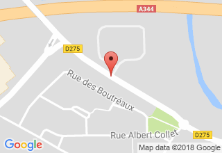 Plan de localisation de Chairon Anthony