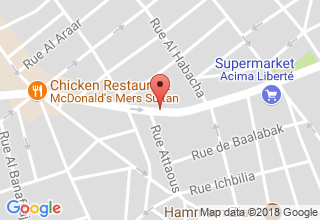 Plan de localisation de Télécom 1