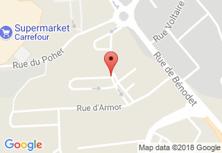 Plan de localisation de Guyader Sébastien