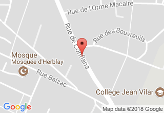 Plan de localisation de Au Bon Feu