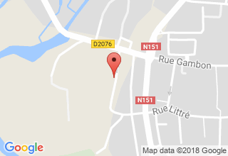 Plan de localisation de PEUGEOT Garage Rabelais Agent