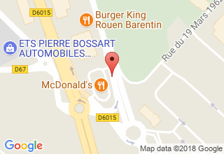 Plan de localisation de Darty