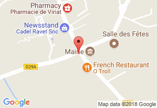 Plan de localisation de RAZUREL