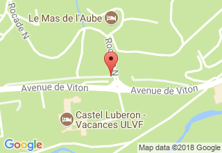 Plan de localisation de Action Net Propreté Luberon