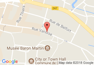 Plan de localisation de A.Z Pressing