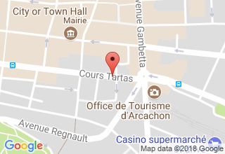 Plan de localisation de Arcachon Pressing