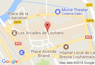 Plan de localisation de ARCADES PRESSING