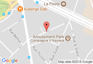 Plan de localisation de Atelier Pergolèse