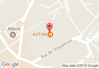 Plan de localisation de Autun Pressing