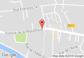 Plan de localisation de Beurville Pierrette