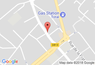 Plan de localisation de Borredon Jean-Pierre