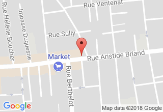 Plan de localisation de Briand Pressing