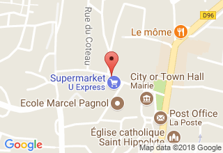 Plan de localisation de Delphine Pressing