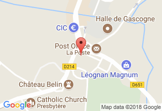 Plan de localisation de Leognan Pressing