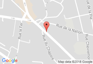 Plan de localisation de Rénova Pressing