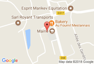Plan de localisation de Malégeant Dominique