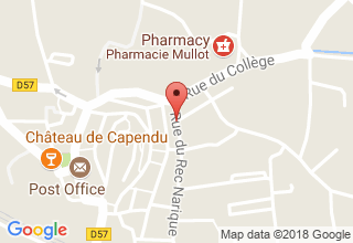 Plan de localisation de Alaric Menuiserie