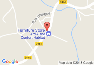 Plan de localisation de Ard'Aisne Confort Habitat
