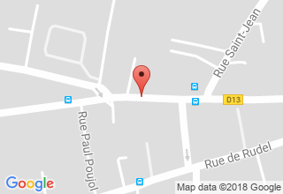 Plan de localisation de Boulard Henri