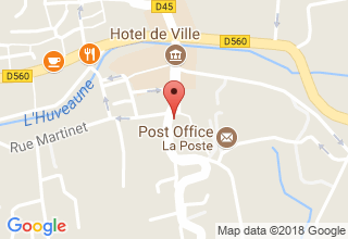 Plan de localisation de Menuiserie De L'Huveaune