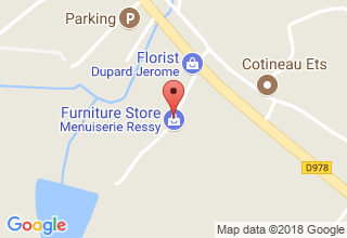 Plan de localisation de Menuiserie Ressy