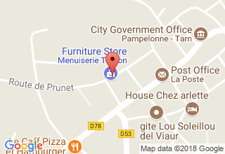 Plan de localisation de Menuiserie Theron