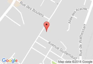 Plan de localisation de Menuiserie Verriest