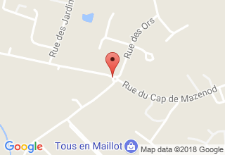Plan de localisation de Praud Eddy