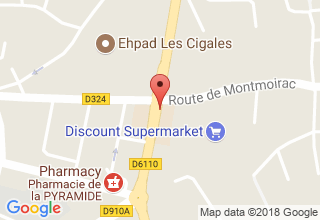 Plan de localisation de Crea Fleurs