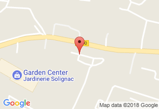 Plan de localisation de SOLIGNAC (SARL)