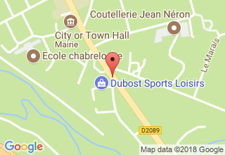 Plan de localisation de Dubost Gilbert