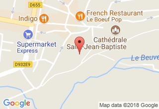 Plan de localisation de Banos Christophe
