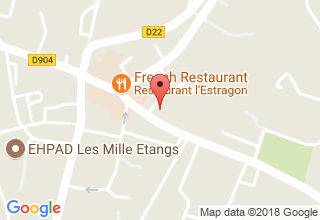 Plan de localisation de Falcand Michel TP