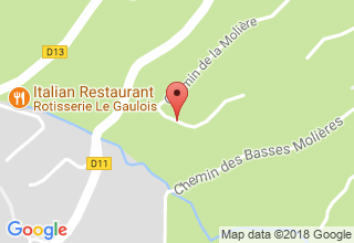 Plan de localisation de La Fountetta