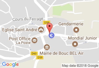 Plan de localisation de Crédit Agricole