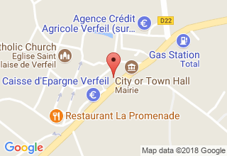 Plan de localisation de Crédit Agricole