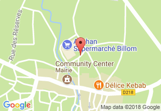 Plan de localisation de Bar du Square