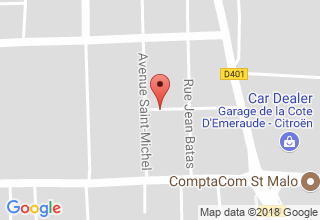 Plan de localisation de Dupont Jean-Pierre