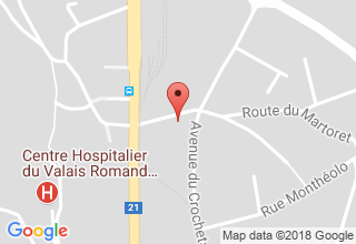 Plan de localisation de Cabinet Valery Chamberaud