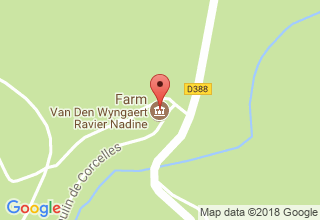Plan de localisation de Perniceni Frédéric
