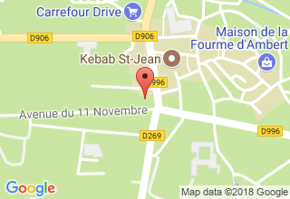 Plan de localisation de CHEVARIN AGENCEMENT CREATIONS (SARL)